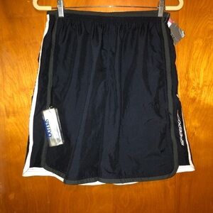New Men navy speedo swim trunk shorts size M